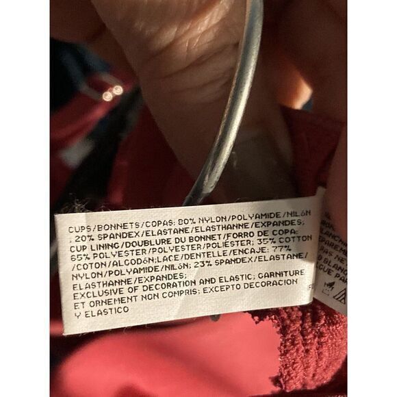 WACOAL Bra 65360 Dark Pink Lightly Padded Underwire Full Coverage Size 36C NWT - Picture 8 of 8